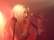 Mette Lindberg fronting The Asteroids Galaxy Tour